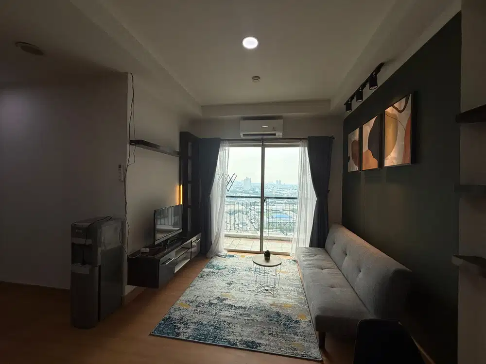 Apartemen 2 kamar tidur pemandangan kota