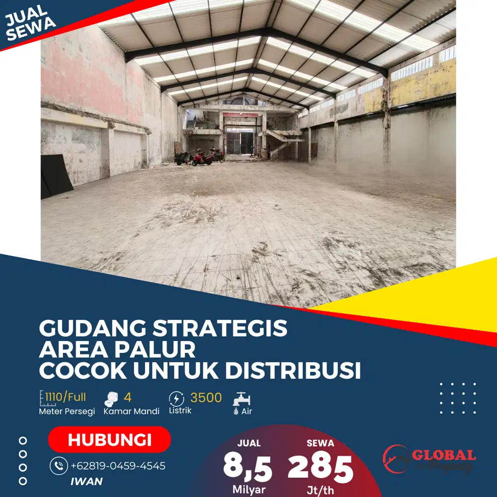Gudang Jual Sewa Area Palur Cocok Untuk Distribusi