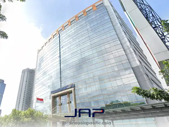 Sewa Kantor Wisma Staco Luas 228 M2 Bare Strategis Dekat Mall Kokas