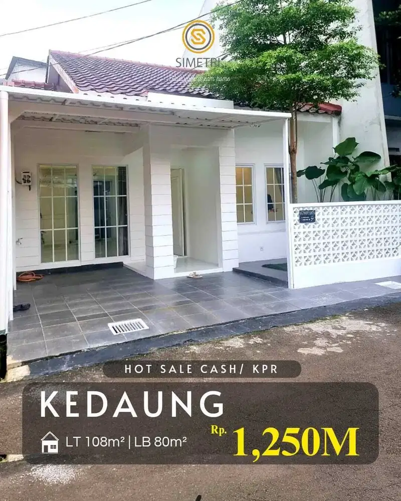 Dijual   Rumah Minimalis Baru Renovasi   Perumahan Area Kedaung