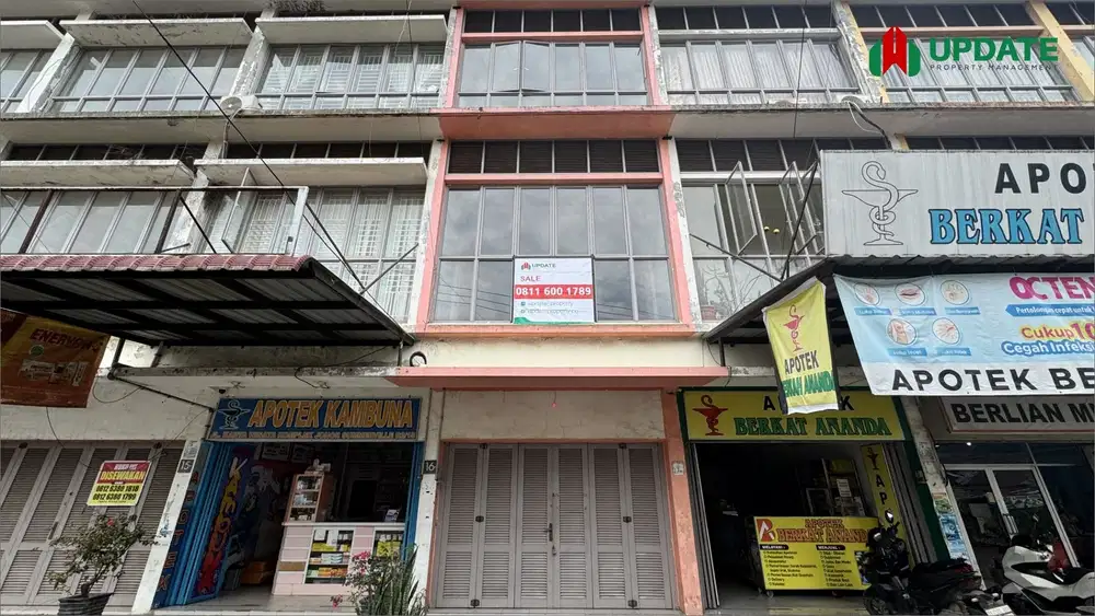 DIJUAL RUKO DI KOMPLEK JOHOR SUMMERVILLE JALAN KARYA WISATA MEDAN