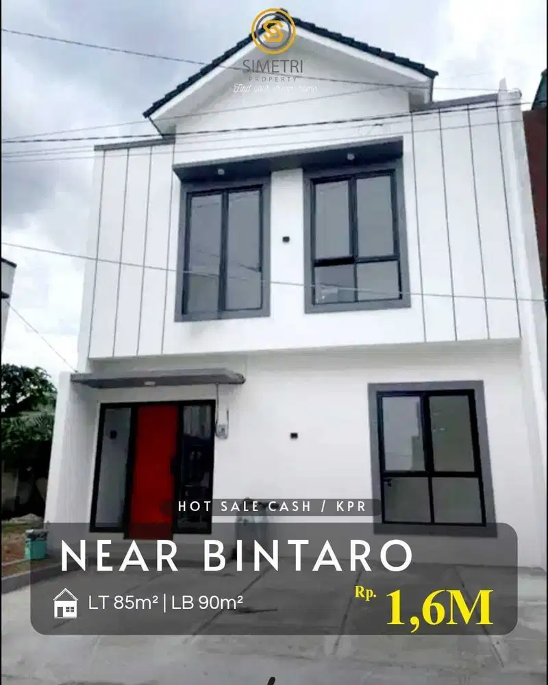 Dijual   Rumah Minimalis 2 lantai Posisi Di Hoek