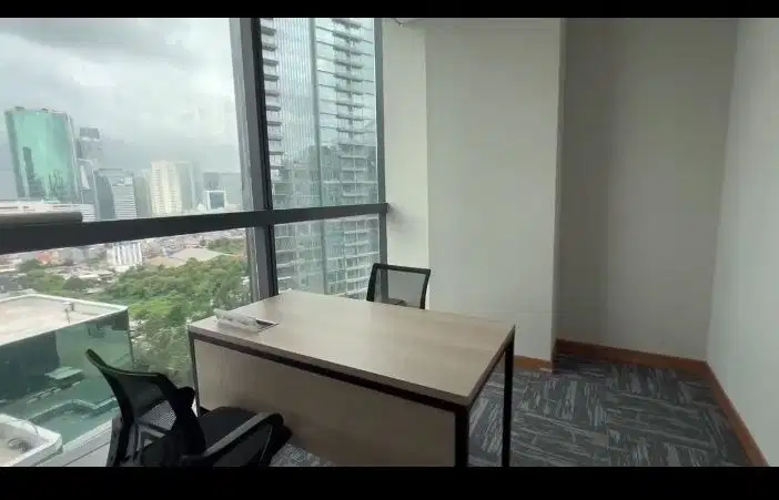 SEWA KANTOR DI JAKATA SELATAN KUNINGAN 89M² FURNISHED 200K NEGO