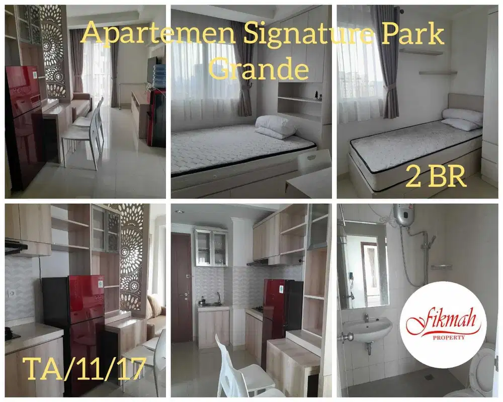Disewakan Murah 2 BR Apartemen Signature Park Grande