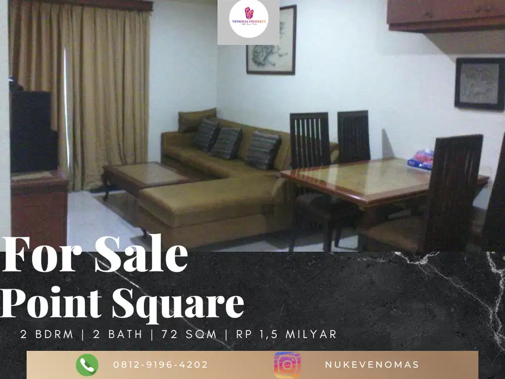 Dijual Apartemen Poins Square 2BR Full Furnished Tower B