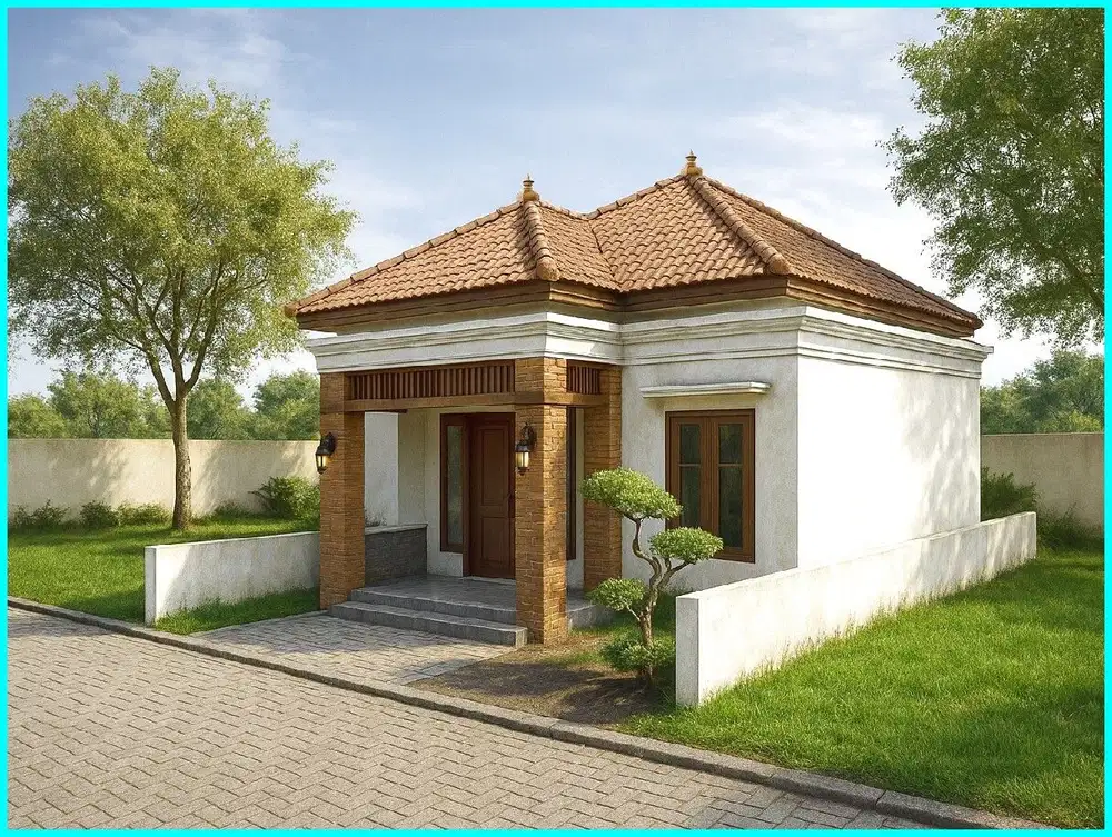 Tawangsari, Rumah 300 Jt-an Model Bali Style Dekat Bandara YIA