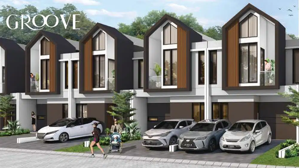 Dijual Rumah Fortune, Cluster Groove di Graha Raya Bintaro, Tangerang
