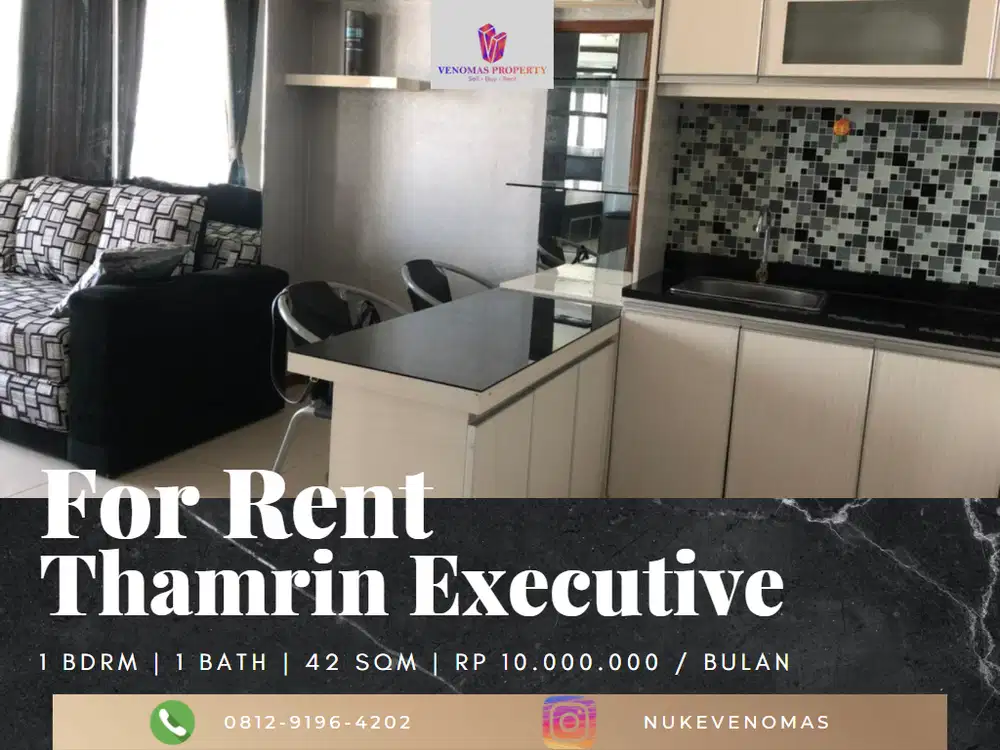 Disewakan Apartement Thamrin Executive 1BR Full Furnished