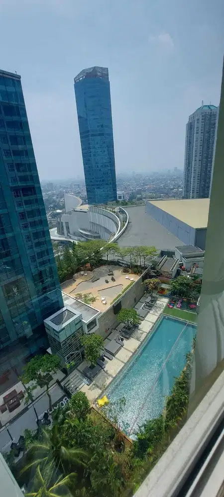 Disewakan apartemen central park cp 3 kamar full furnish view cakep