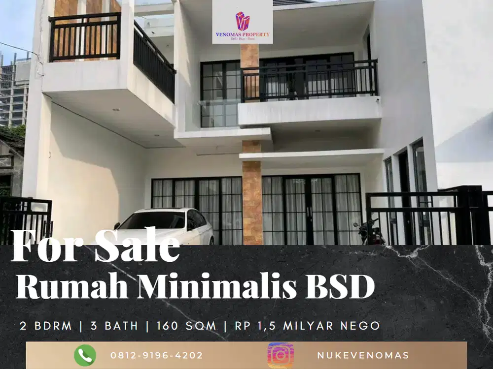 Dijual Rumah Minimalis BSD Serpong