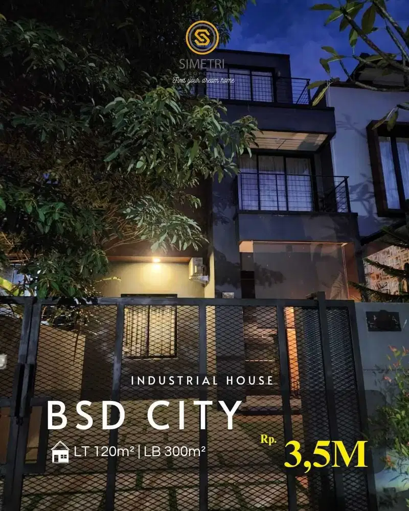 Dijual   Industrial House  BSD City  Serpong Utara  Tangerang Selatan