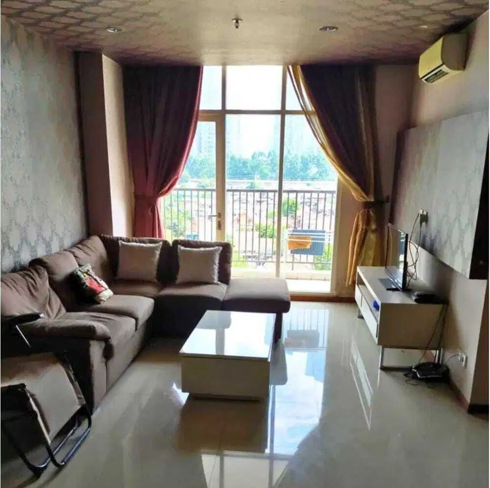 JUAL CEPAT APT THAMRIN RESIDENCE FULL FURNISHED LANTAI RENDAH