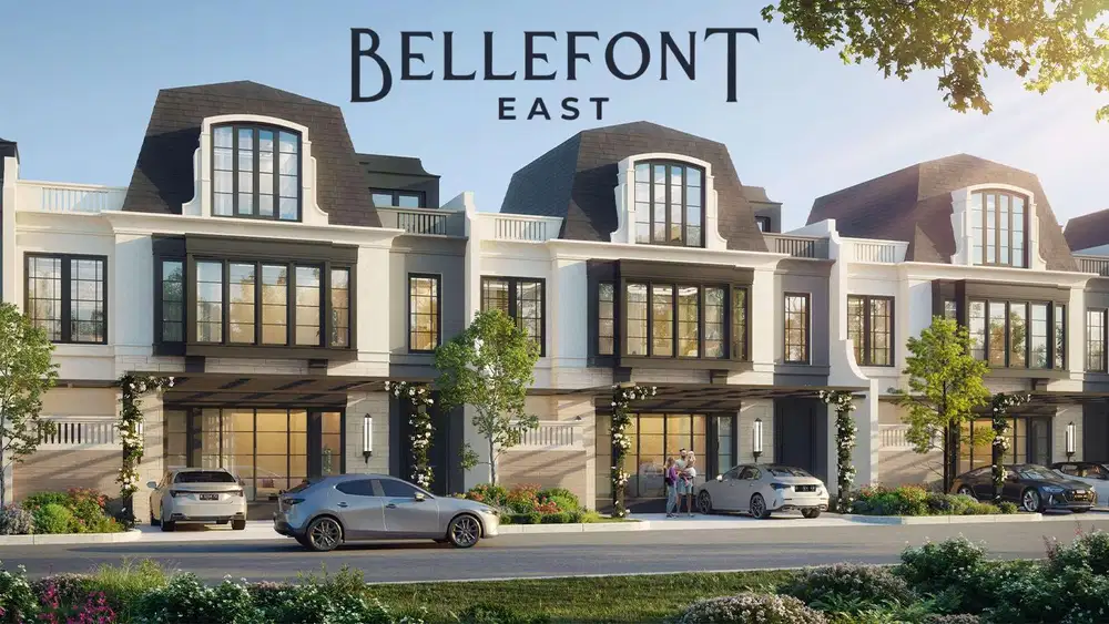 Dijual Hunian Modern Classic 3 Lantai di Cluster Bellefont East, Summarecon Serpong, Tangerang