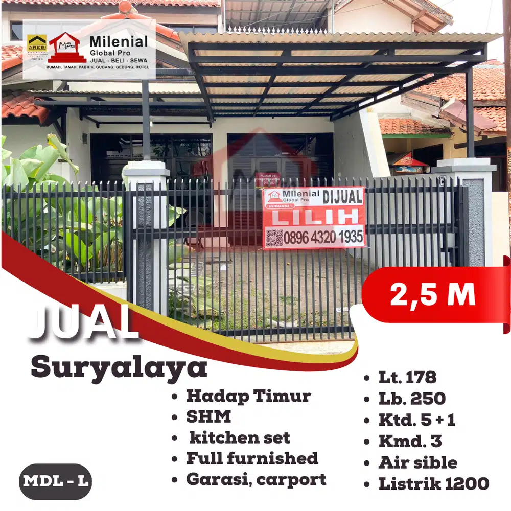 RUMAH MURAH FULL FURNISHED SIAP HUNI