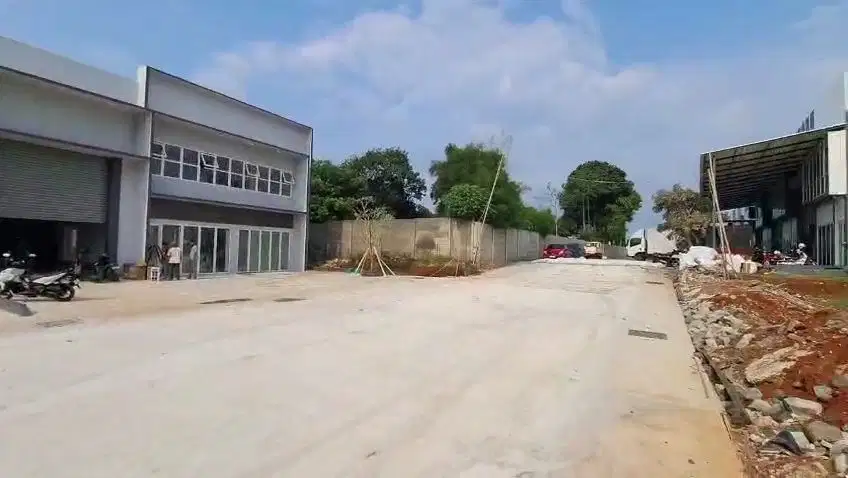 Dijual Gudang Baru Zona Industri dekat Tol Legok - BSD