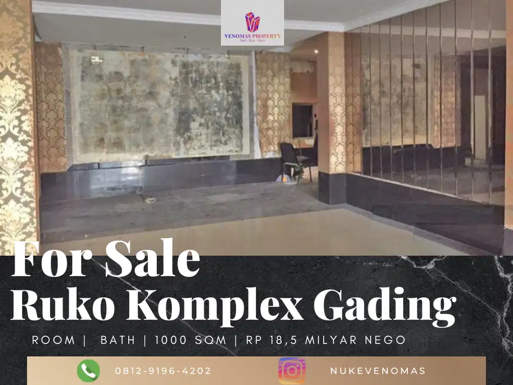 Ruko Sudut dan Badan Komplex Gading Bukit Indah, Kelapa Gading