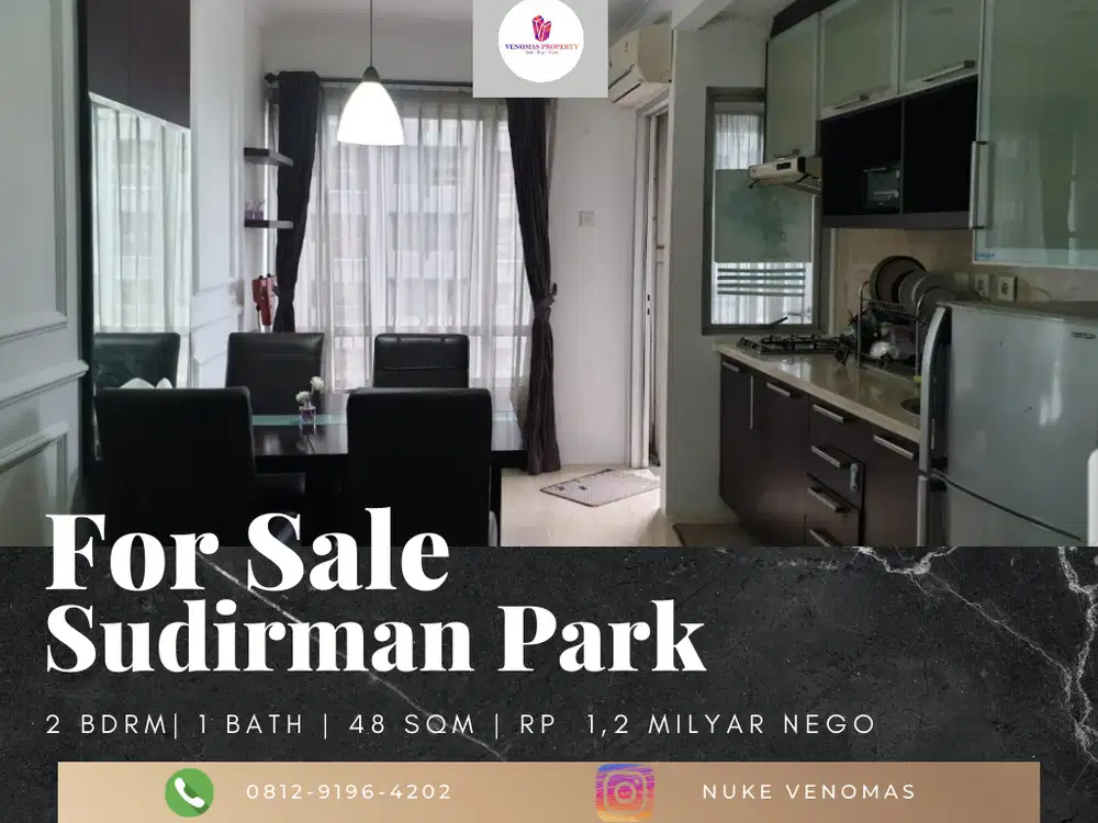 Apartement Sudirman Park 2 BR Furnished Bagus Nyaman