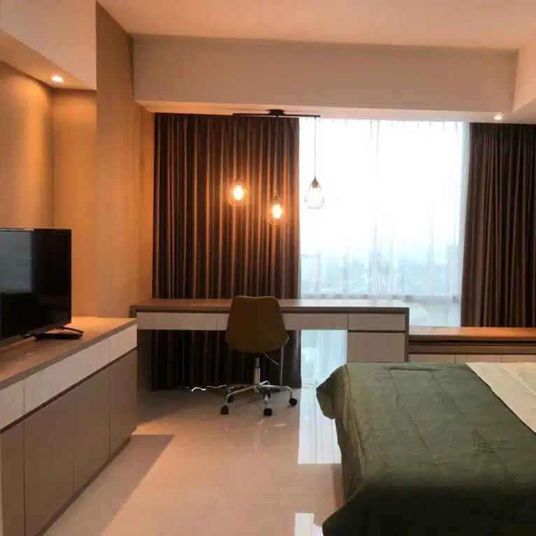 Apartemen U residence 3 studio interior cantik dekat uph