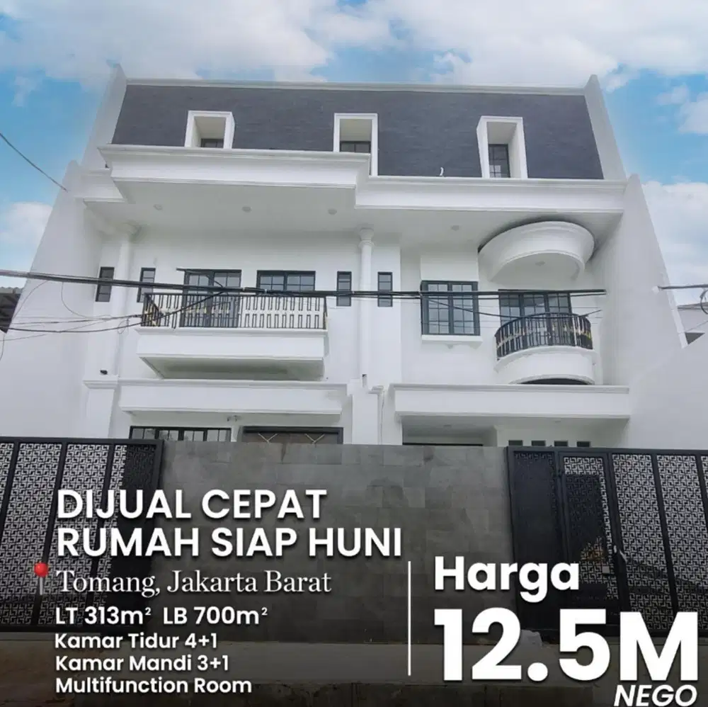 Di Jual  Rumah siap Huni  di Tomang