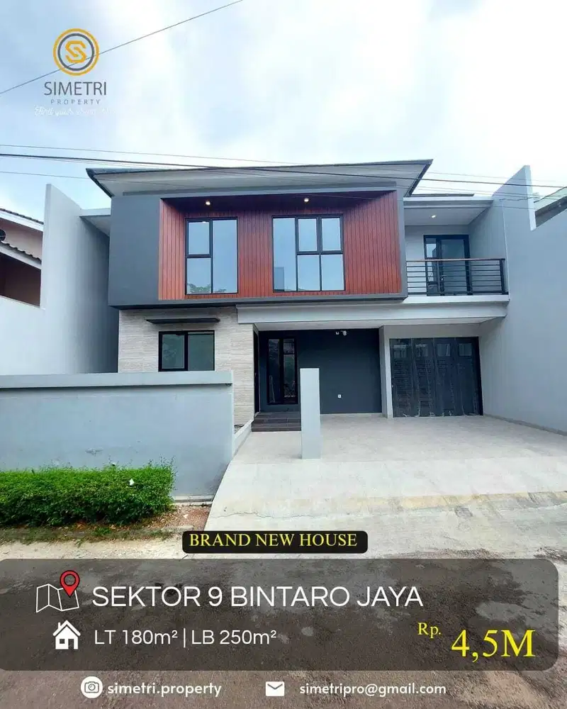 RUMAH BARU SELESAI RENOVASI Area Favorit BINTARO JAYA SEKTOR 9