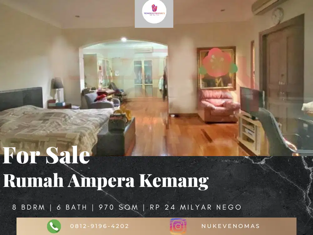 Dijual Rumah Ampera-Kemang Cilandak Timur 2 Lantai Furnished