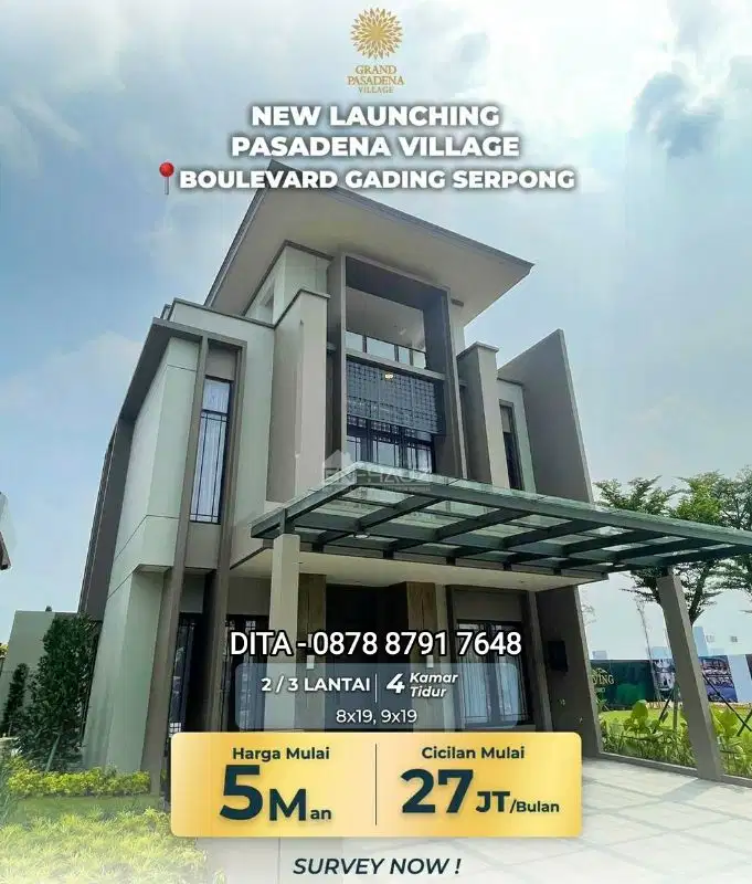 Pasadena Village Rumah Mewah Premium di Gading Serpong
