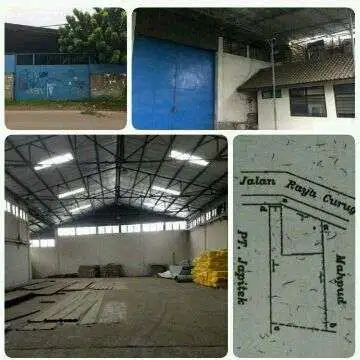 gudang di jalan raya curug tangerang - banten