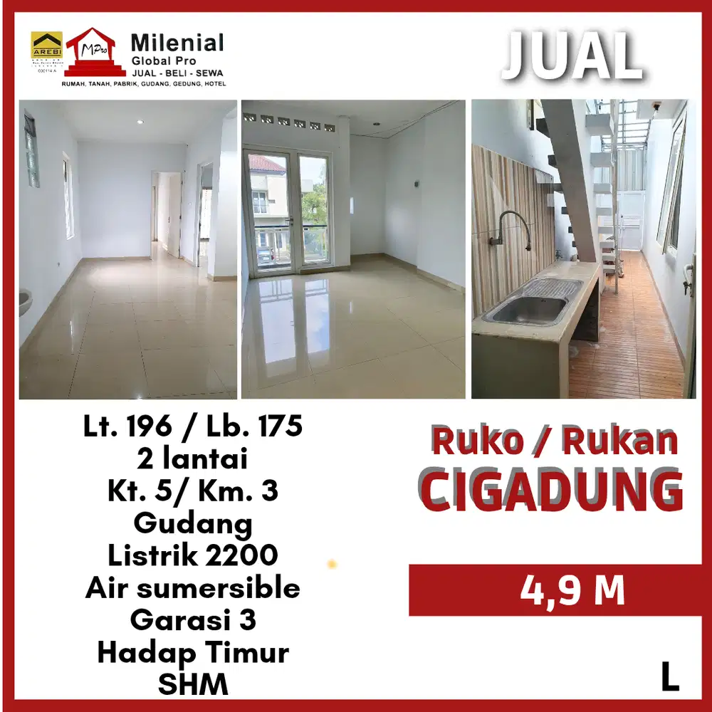RUMAH/RUKAN DI CIGADUNG