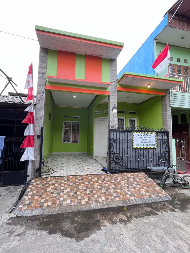 Rumah 2 lantai dekat kawasan industri dan stasiun