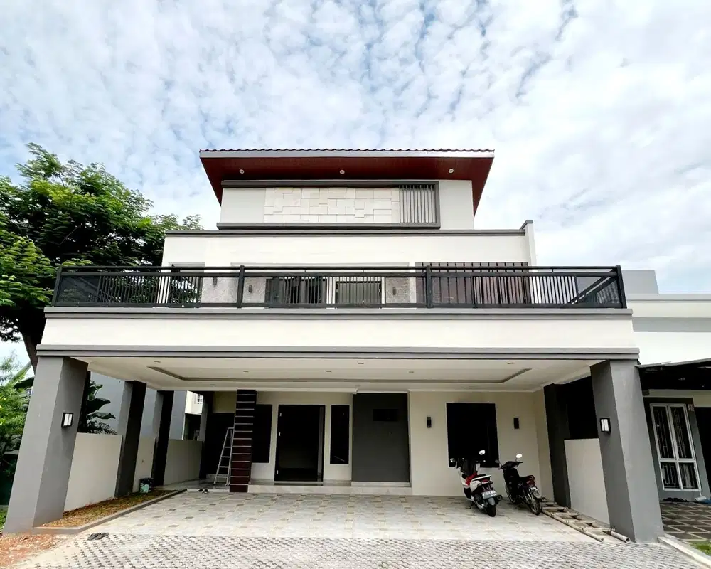 RUMAH MEWAH DIBANGUN DARI KAVLING DI THE ICON SIMPLICITY BSD CITY
