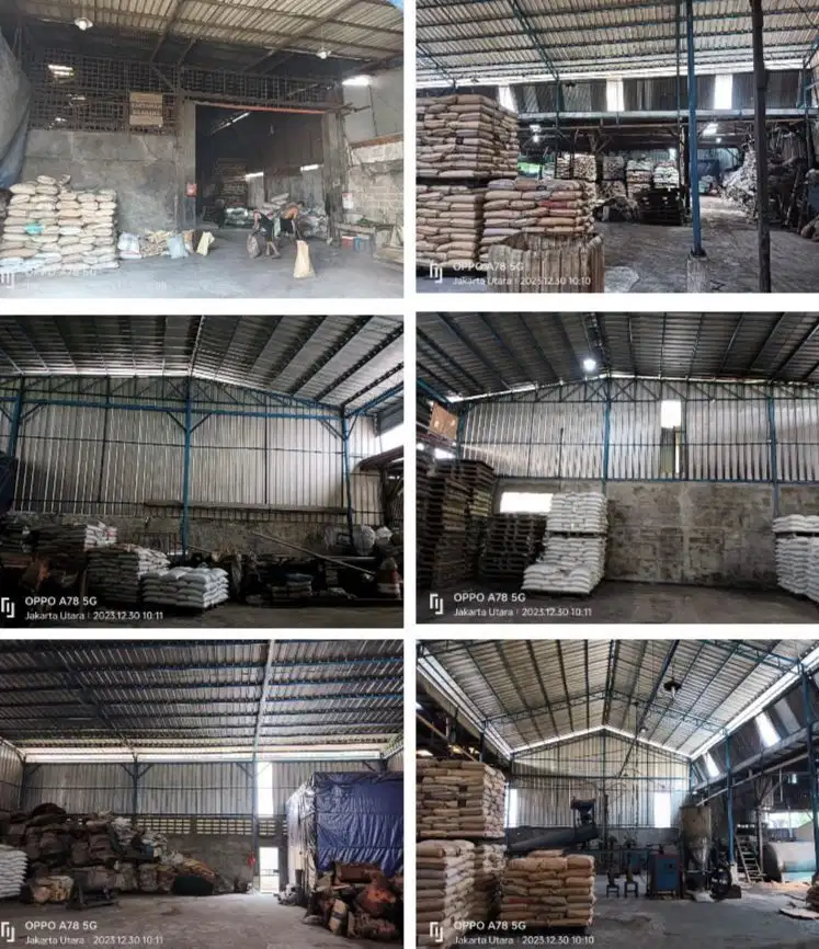 Dijual gudang bisa kontainer 40 feat lantai atas bisa buat kantor nego