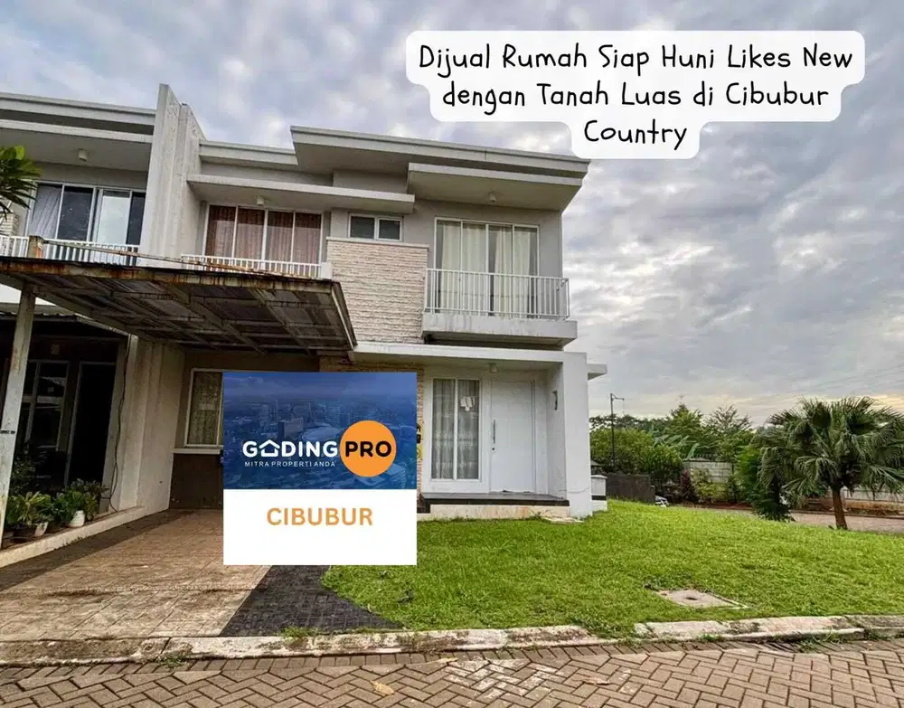 Di jual rumah baru di Cibubur Country