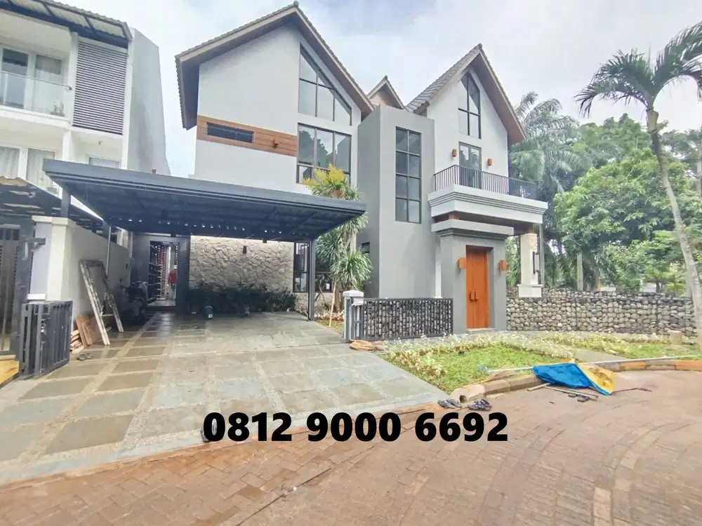 Rumah Baru Konsep Villa Bali di Puspita Loka BSD Serpong Tangerang