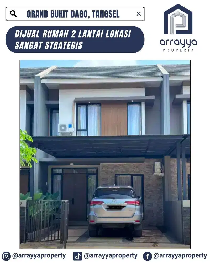 RUMAH 2 LANTAI DI GRAND BUKIT DAGO SIAP HUNI