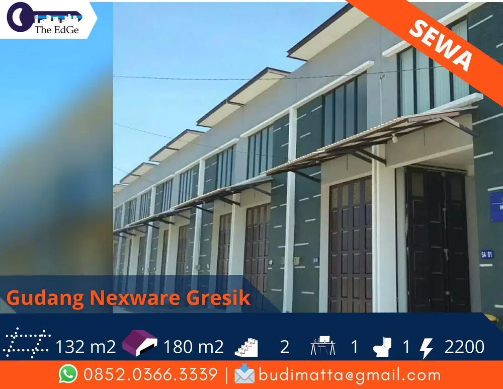 disewakan gudang hanya 45 juta pertahun cocok untuk UKM di Gresik The EdGe
