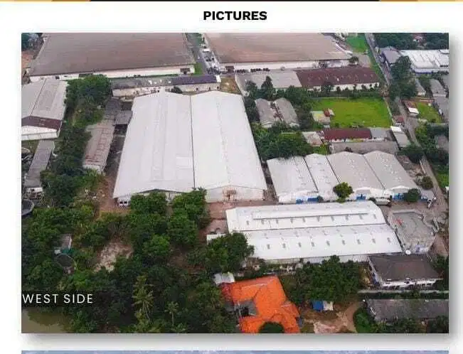 Disewakan  Gudang di Cikokol Jln MH Thamrin Tangerang