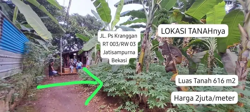 JUAL CEPAT TANAH LUAS DI PASAR KRANGGAN