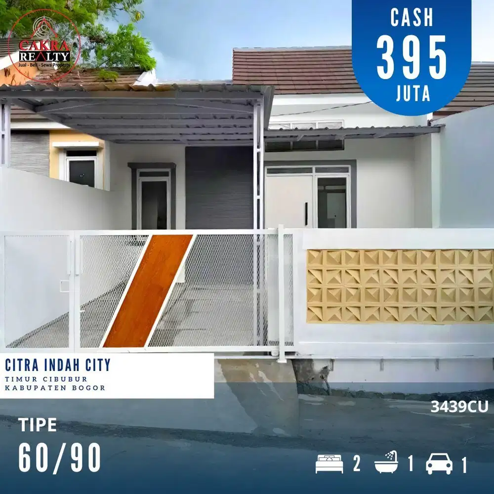 Dijual rumah dicitra indah city bogor rumah siap huni full renovasi