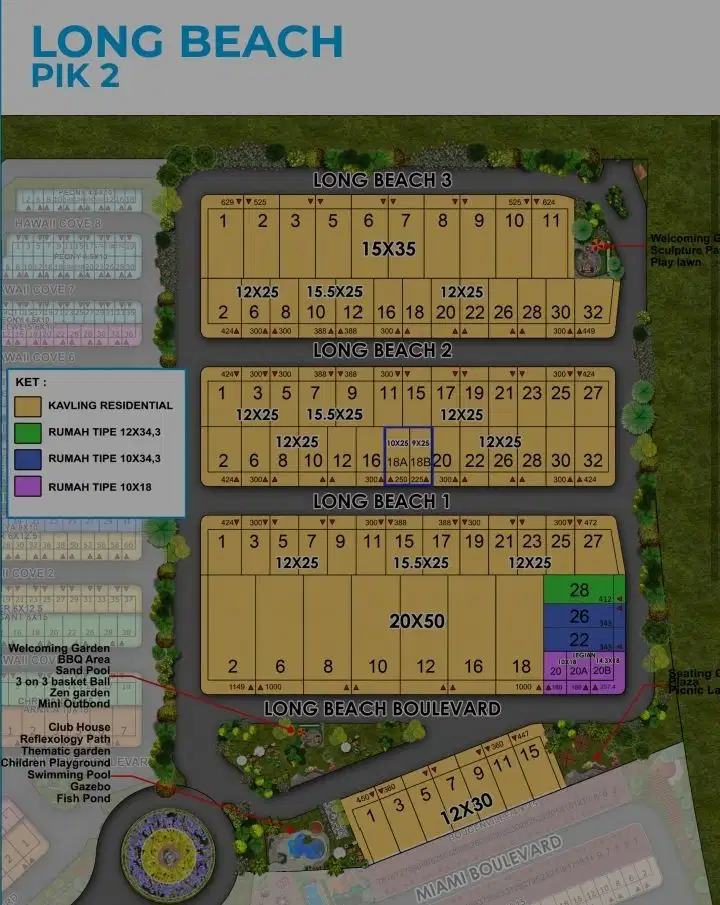 Dijual Rumah Pik2 Cluster Long beach uk 10x18 Posisi Hoek