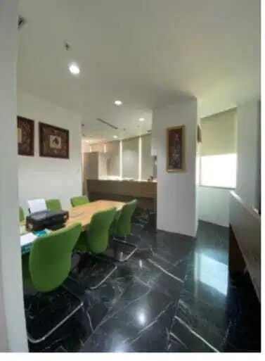 SEWA KANTOR DI JAKARTA GKM GREEN TOWER 189M2 FURNISH 170K NEGOO