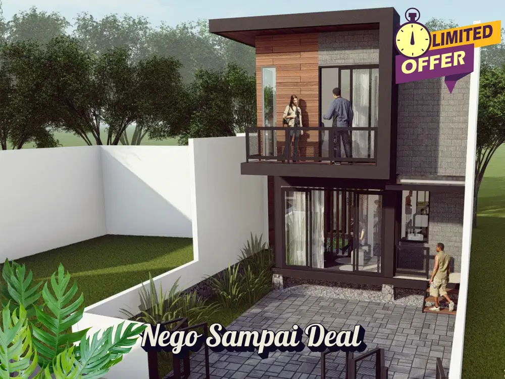 CUSTOMIZED DESIGN! Rumah Hanya 10Menit ke Kampus UPI Setiabudi Lembang