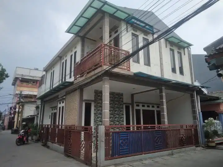 Dijual rumah 2Lt Hook 3Kt 2Km di Rorotan Jakarta Utara