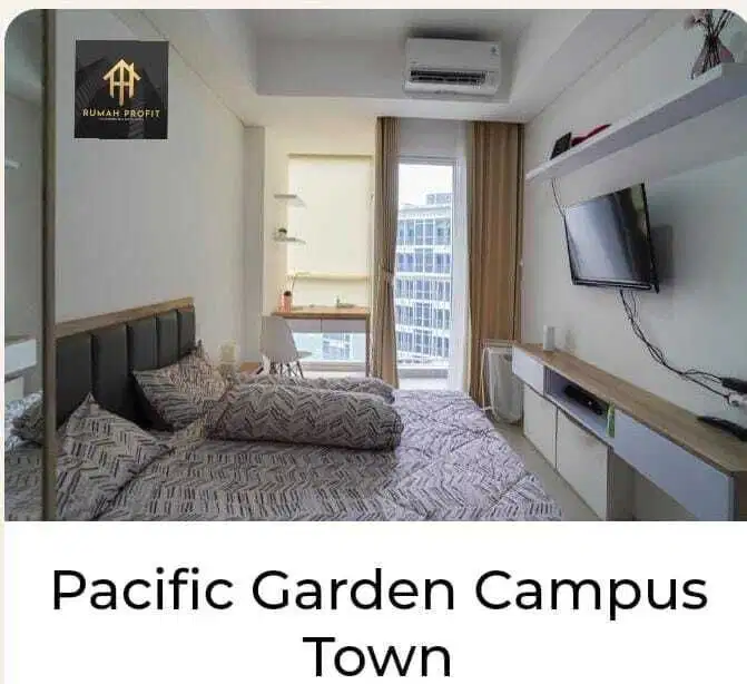 Disewakan Apartemen Pacific Garden dekat BINUS dan  SGU Alam Sutera Ta