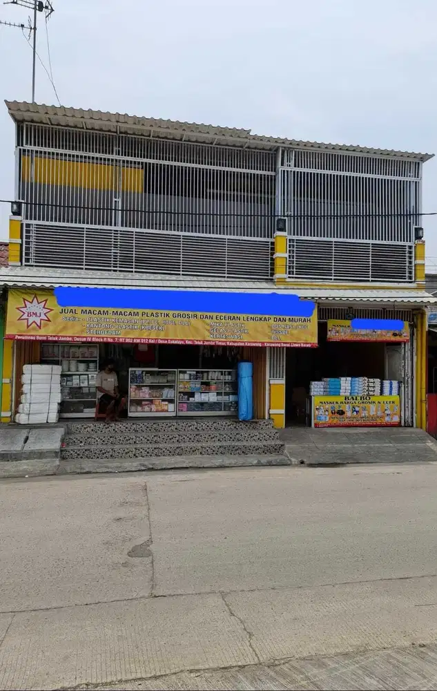 Ruko area Galuh Mas lebar 9m, Strategis.