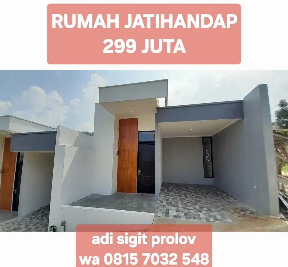 Rumah baru jatihandap 299 juta