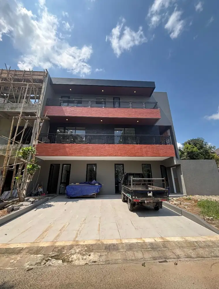 Jual Rumah Mewah Sutera Feronia Park Semi Furnished 3Lt Alarm Sutera