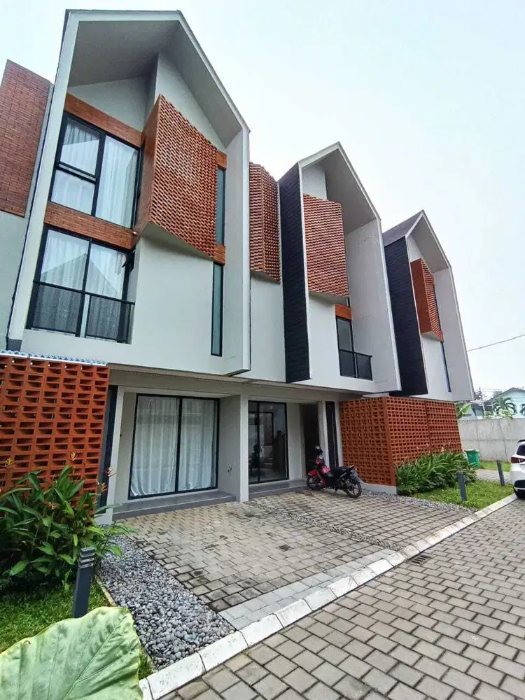 486.Rumah Torpis Modern 3Lt Scandinavian lokasi Nempel Bintaro ciputat