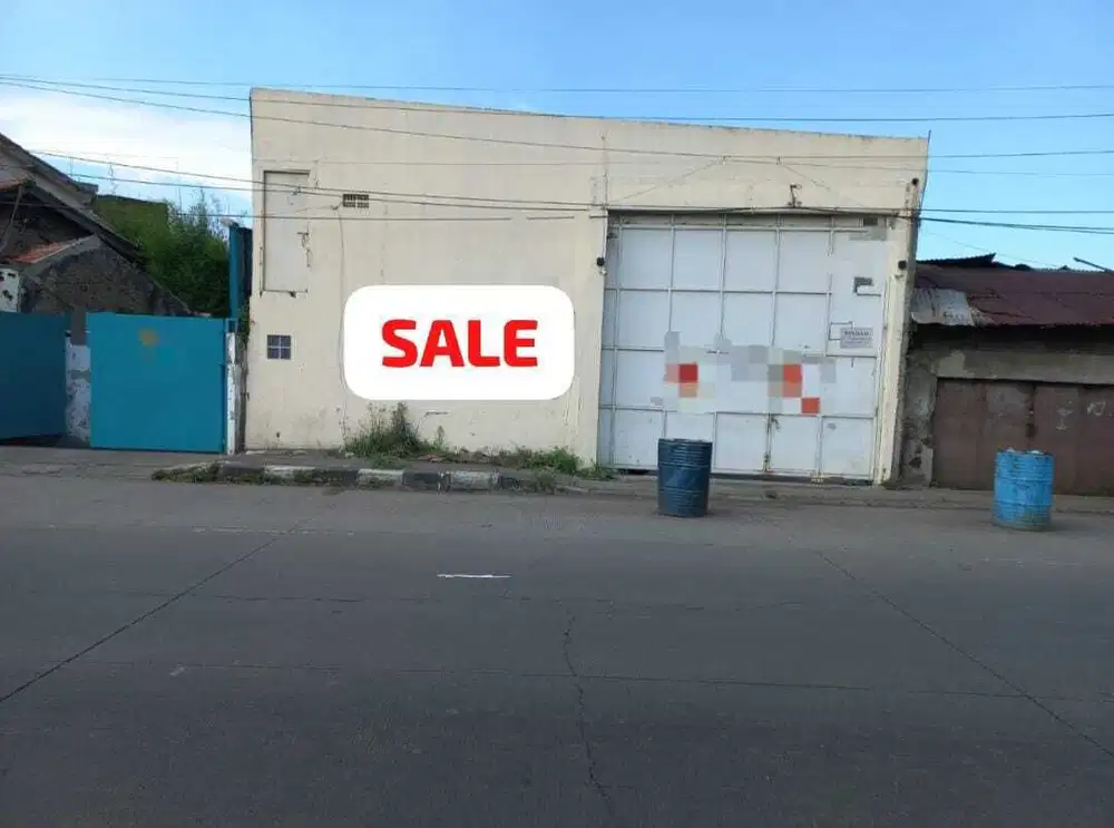 Dijual Tanah Mainroad Soekarno Hatta ex Gudang