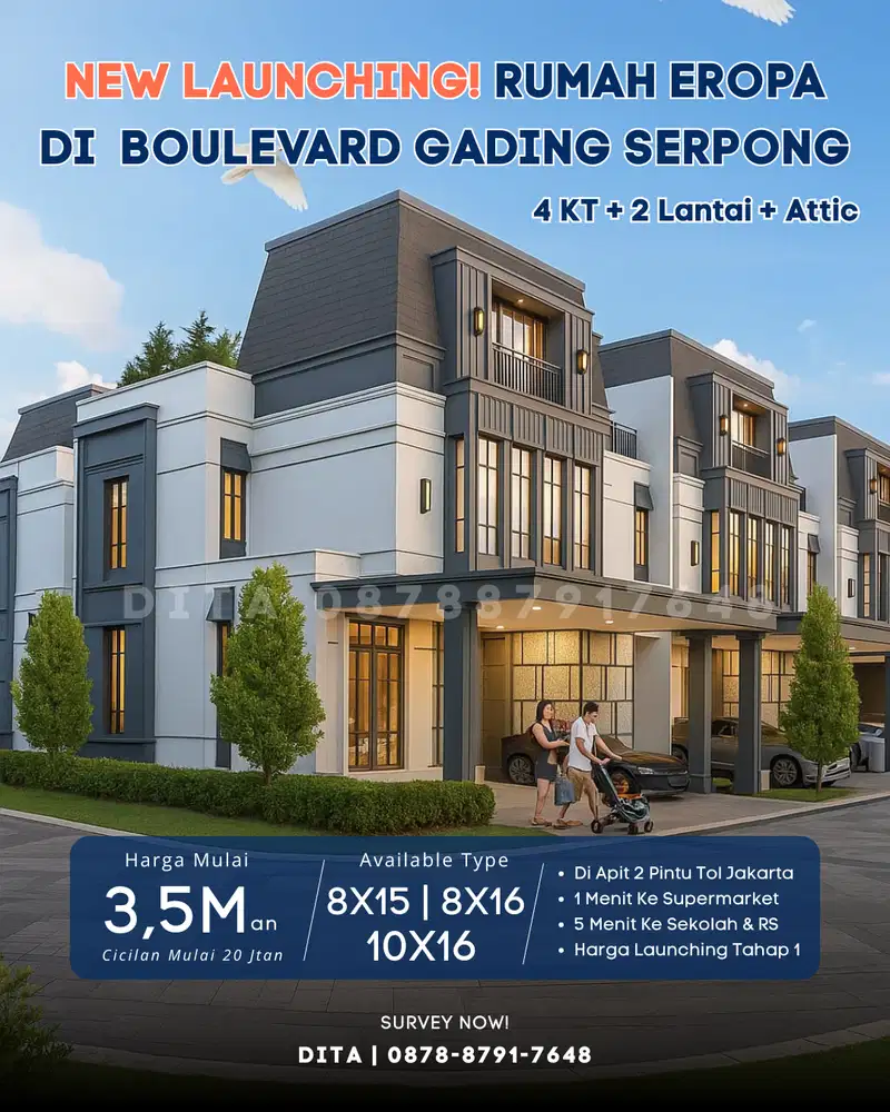 ALTADENA RESIDENCES Rumah Konsep Attic By Paramount Gading Serpong