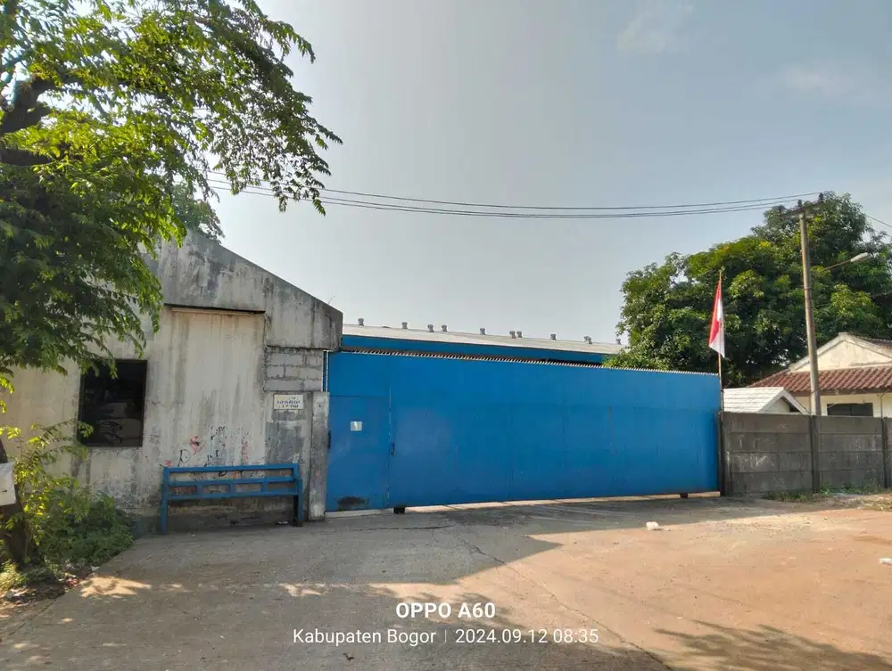 Jual Pabrik di Gunung Putri Bogor